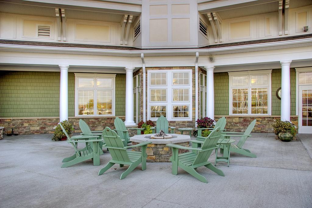 Watkins Glen Harbor Hotel Restoran foto